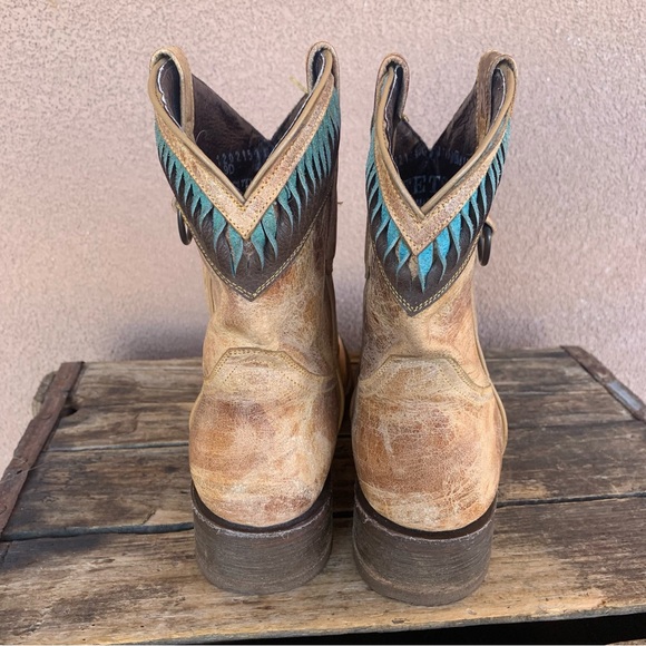 Stetson Women’s Western Ankle Bootie - Picture 5 of 11